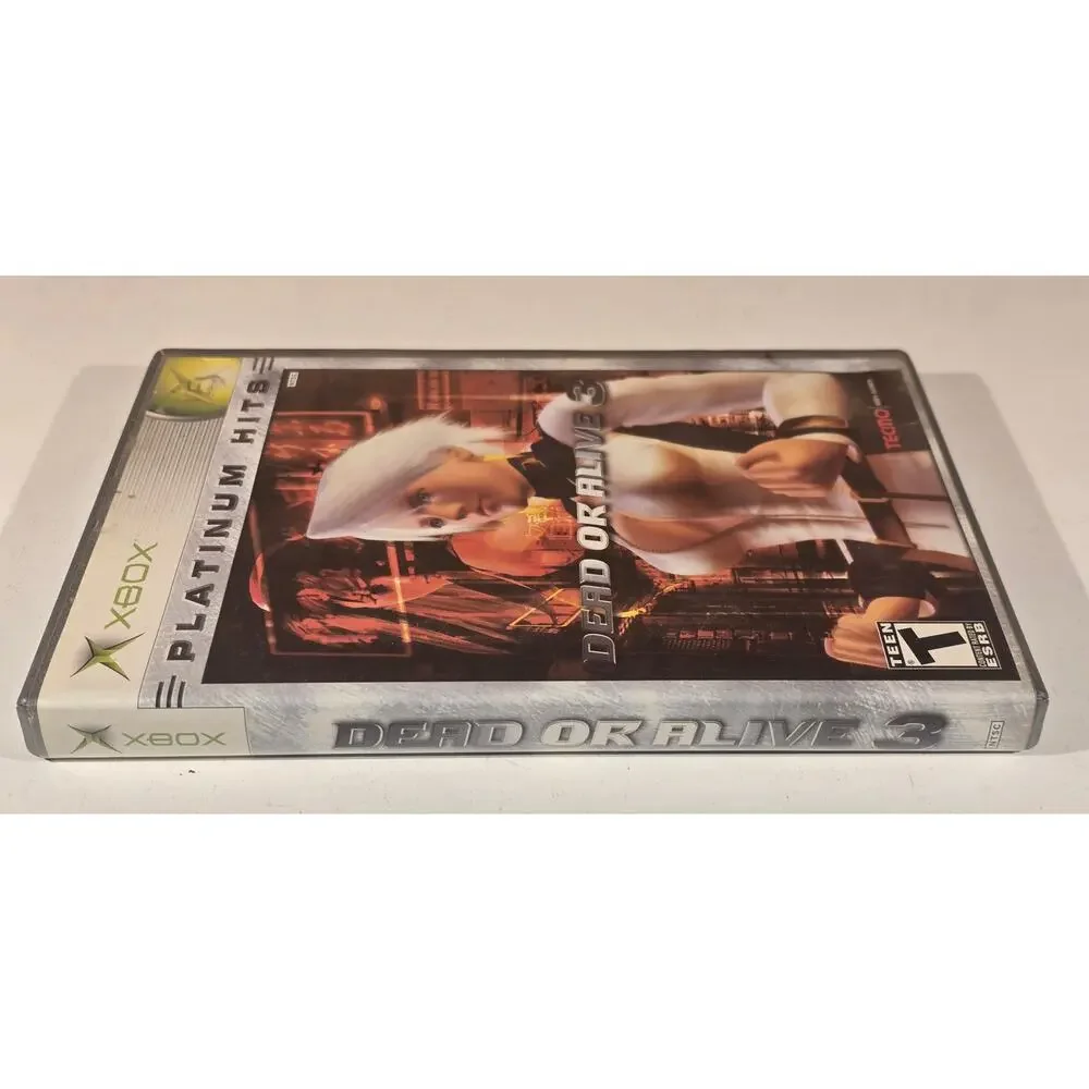 Dead or Alive 3 Platinum Hits Xbox Game Complete In Box CIB